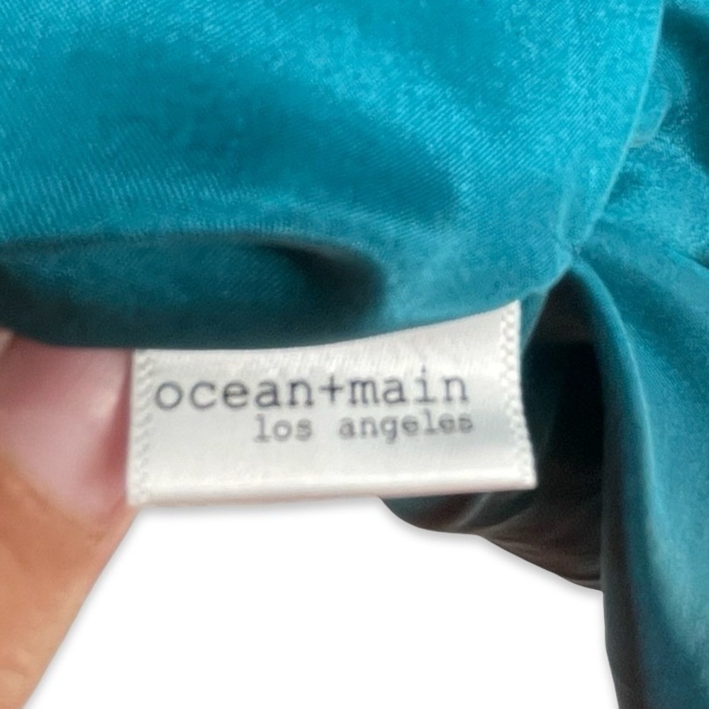 Ocean+Main Kaftan Dress 2X Teal - Picture 5 of 6